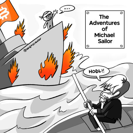 michael saylor aborts ship