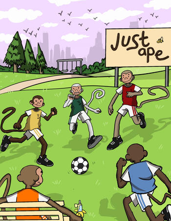 art for JustApes